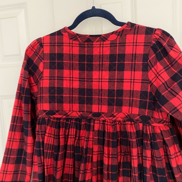 DRA Los Angeles Anthropologie plaid dress size S - Picture 9 of 10